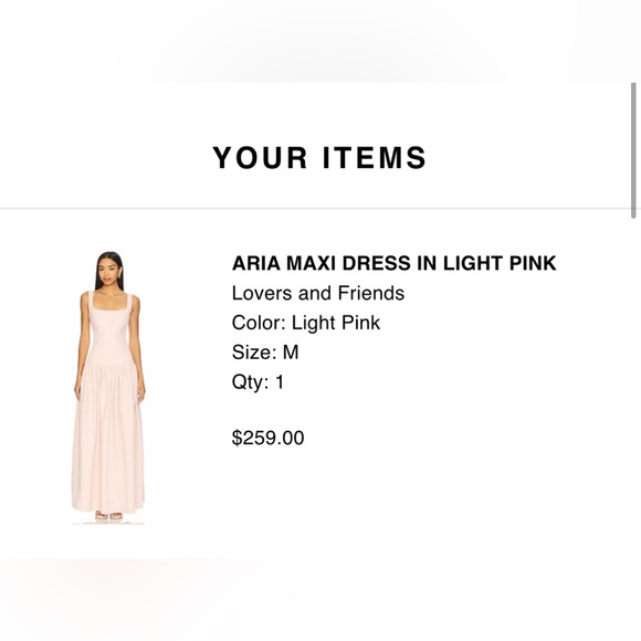 Lovers + Friends Blush Maxi Dress - Picture 3 of 3